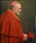 Jose Benlliure Y Gil Canvas Paintings - Cardenal romano